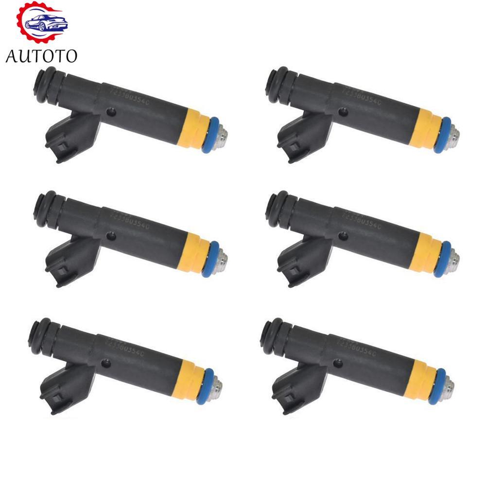 6PCS Fuel Injectors YR3E-A4A fit Suitable for Ford F-150 for Mustang 00-04 3.8L 4.2L