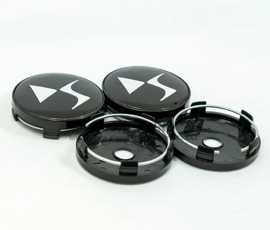 4x65mm Advanti wheel center hubcap rim premium RS badge badge black