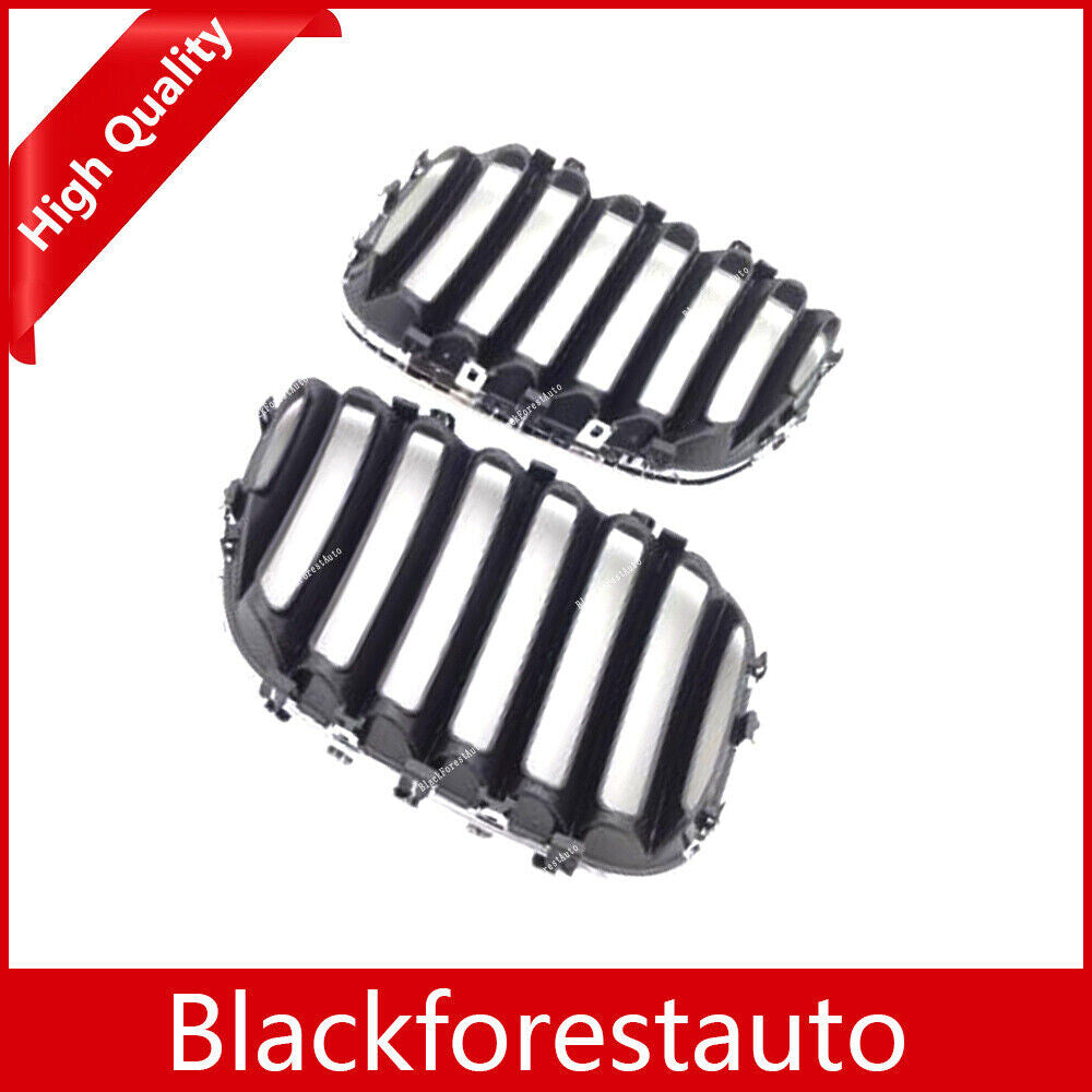 Pair Left Right for BMW for X5 E53 2003-2007 Front Radiator Kidney Grille