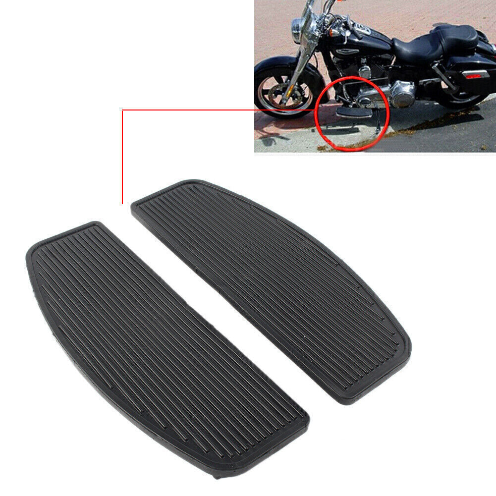 Fit for Harley Touring 1986-2019 Black Rider Insert Floorboard Footboard Footrest