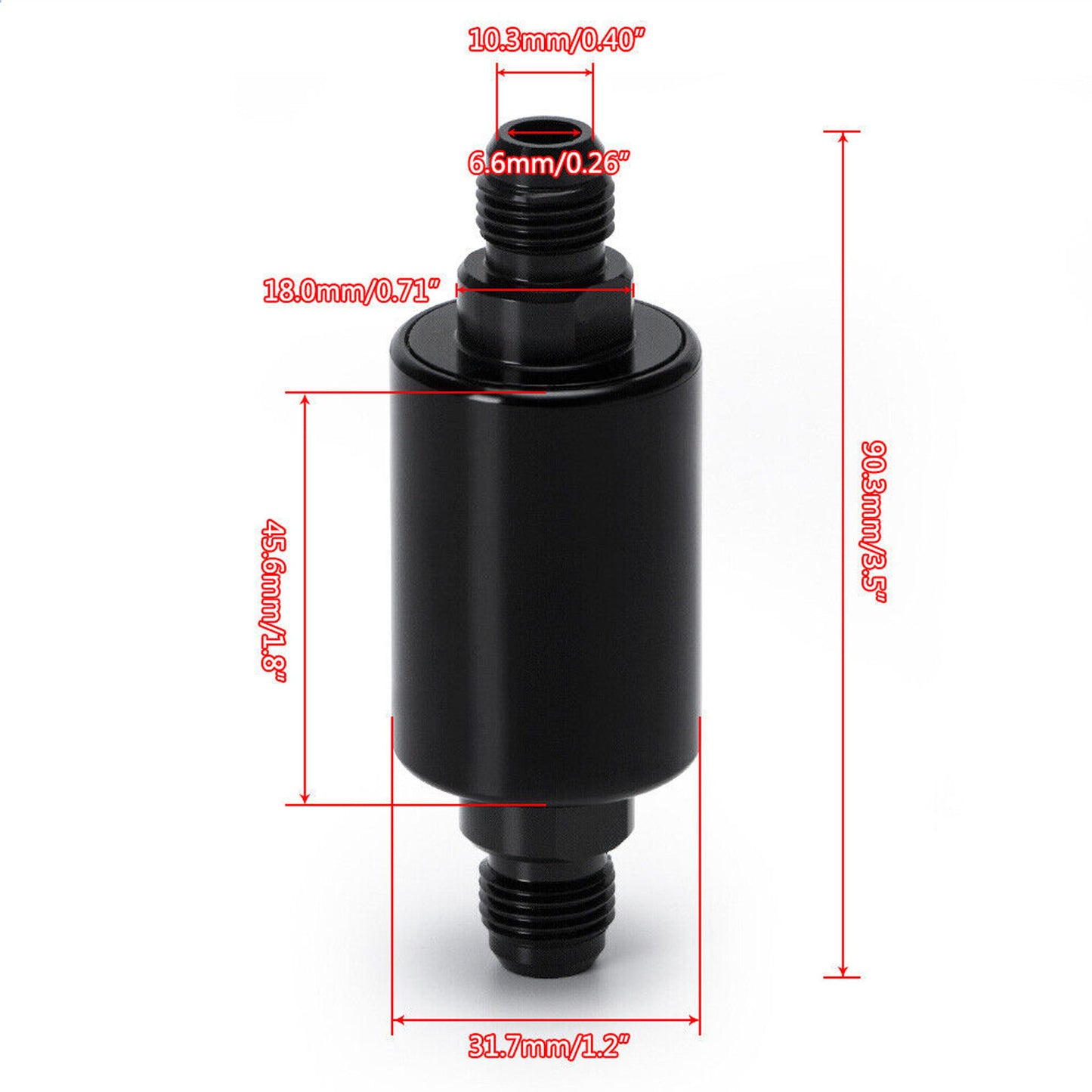 Fuel Line Filter for Honda for Civic Integra B/D Series AN6 Tucked EG EK DC2 CRX EF