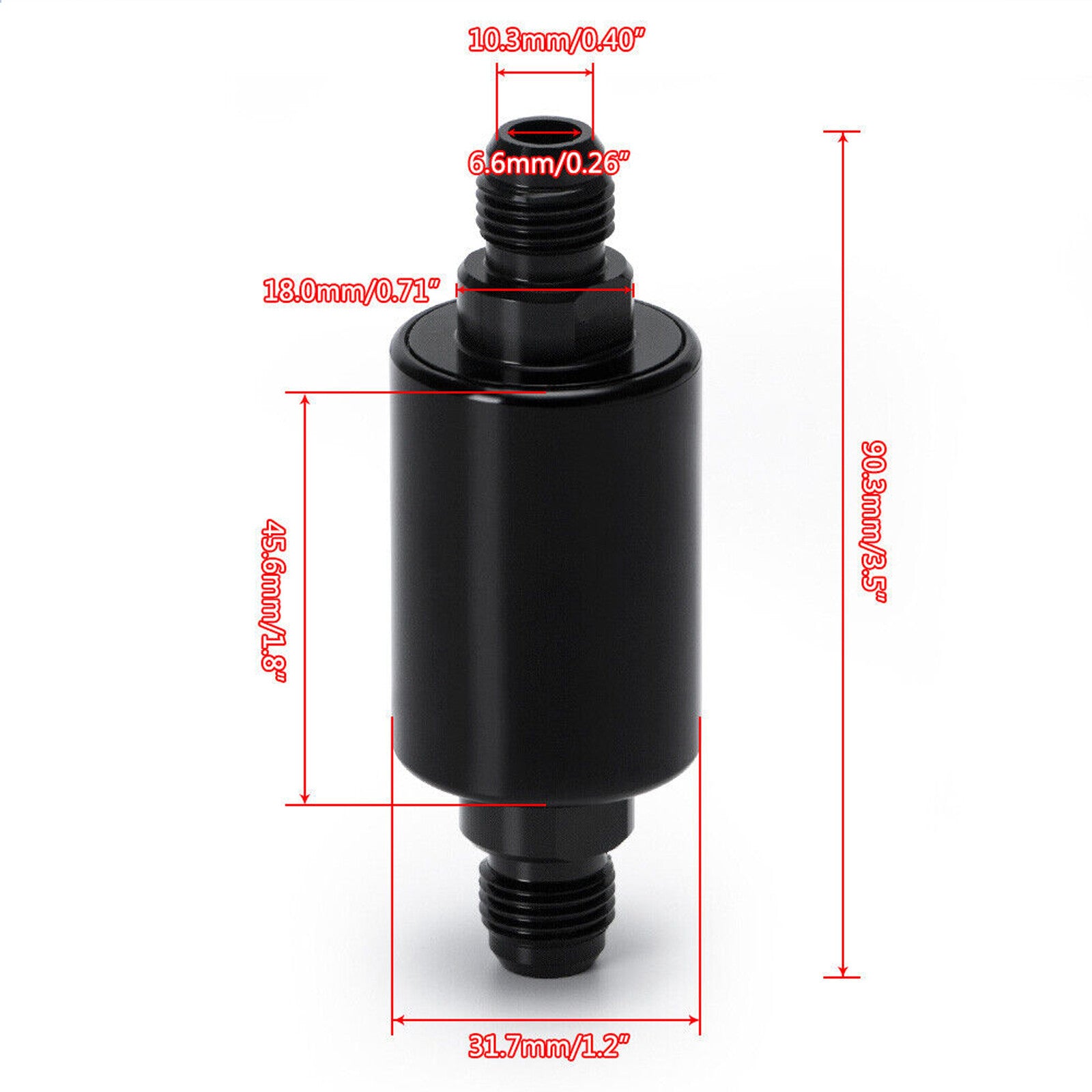 Fuel Line Filter for Honda for Civic Integra B/D Series AN6 Tucked EG EK DC2 CRX EF