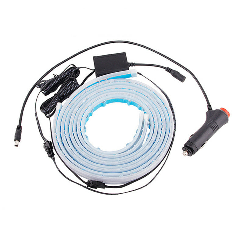 Car Door Side Pedal Light DC12V LED Strip Flexible RGB Atmosphere Streamer Lamp