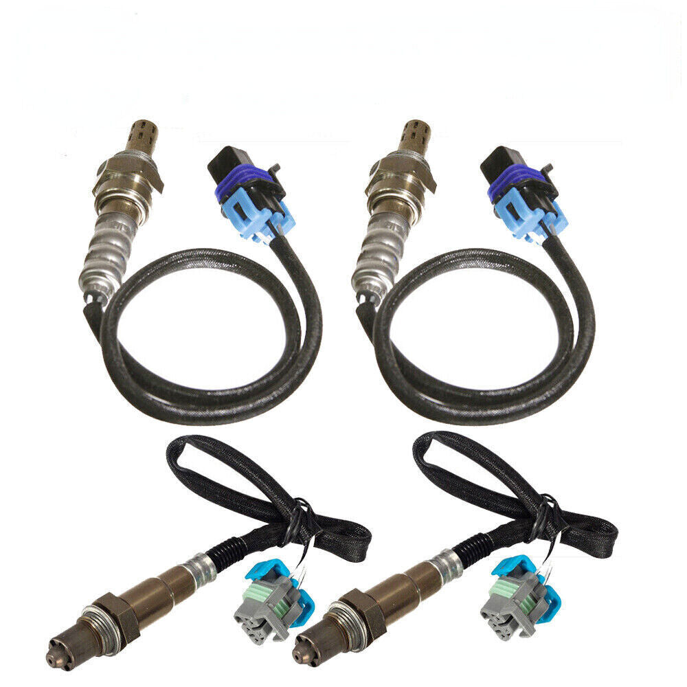 4pcs Oxygen Sensor Upstream+Downstream For 2006 for GMC for Sierra 1500 for Yukon 5.3L V8 US