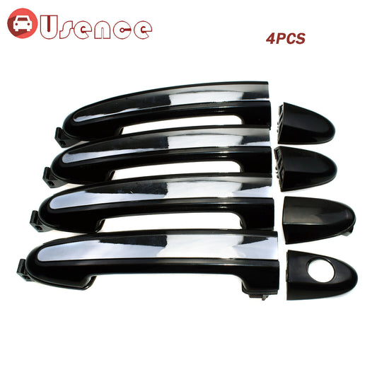 4PCS Exterior Chrome Door Handle FL RL RR for Hyundai Santa Fe 2007-2012