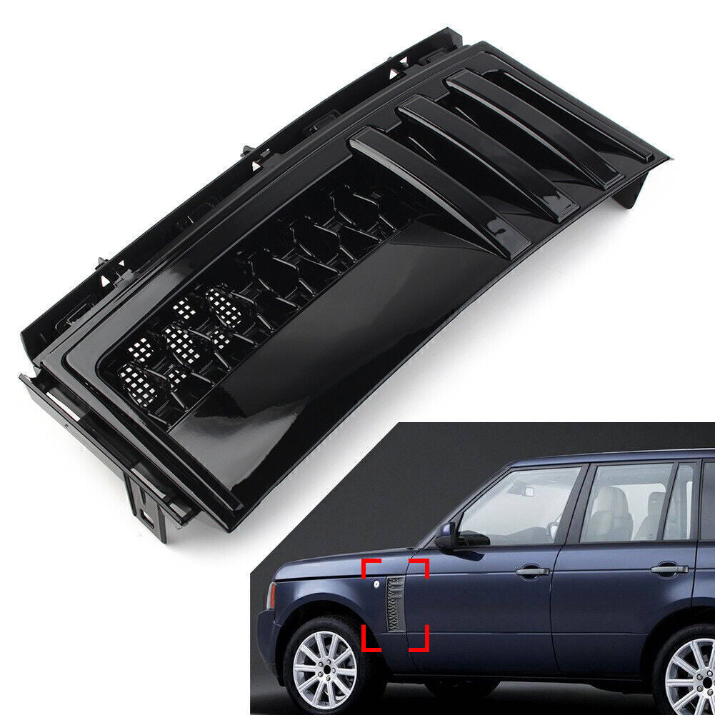 Side Fender Vent Grille Left Fit for Land Rover for Range Rover L322 2002-2012 Black