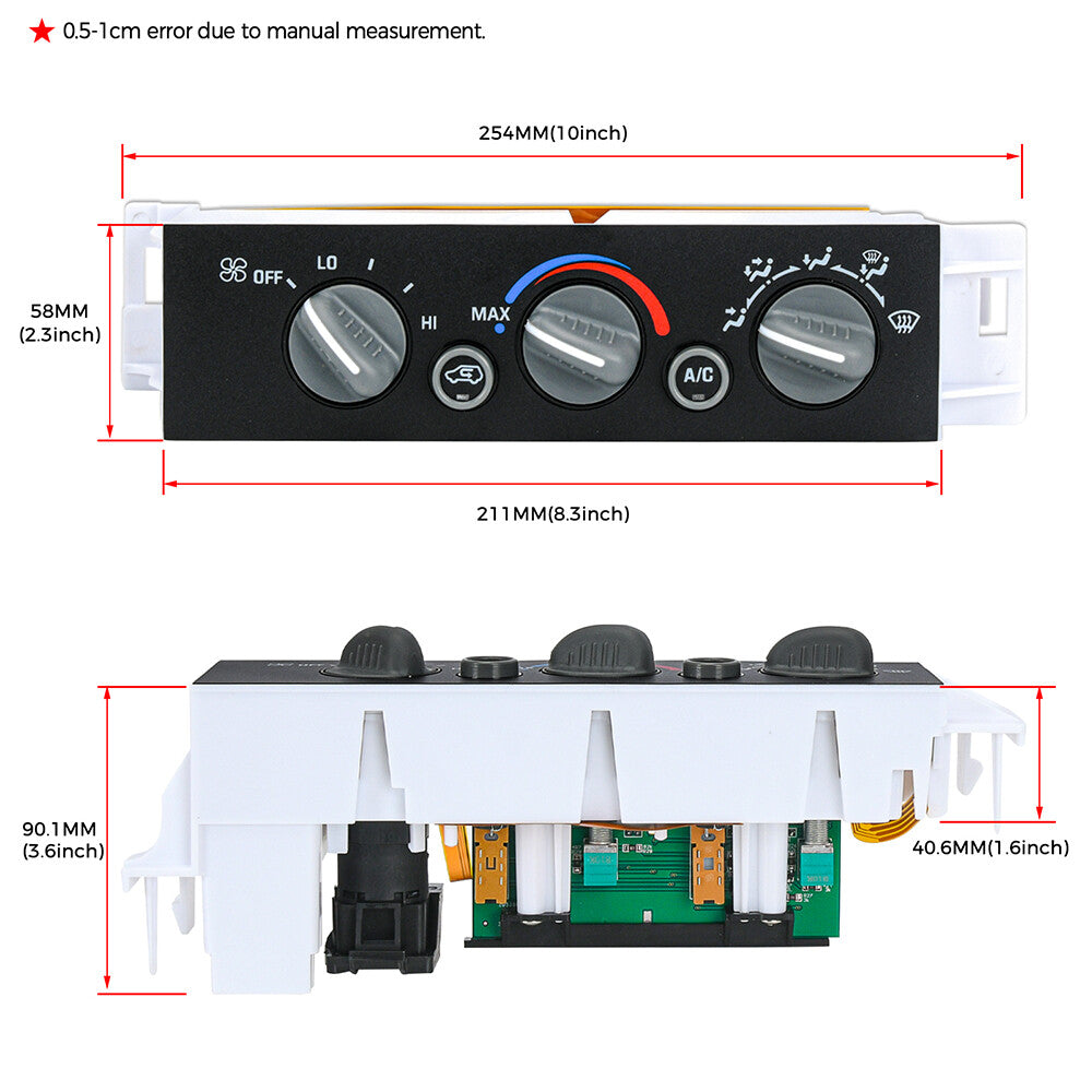 AC Heater Climate Control Module for Chevy for GMC Truck K1500 K2500 K3500 9378815