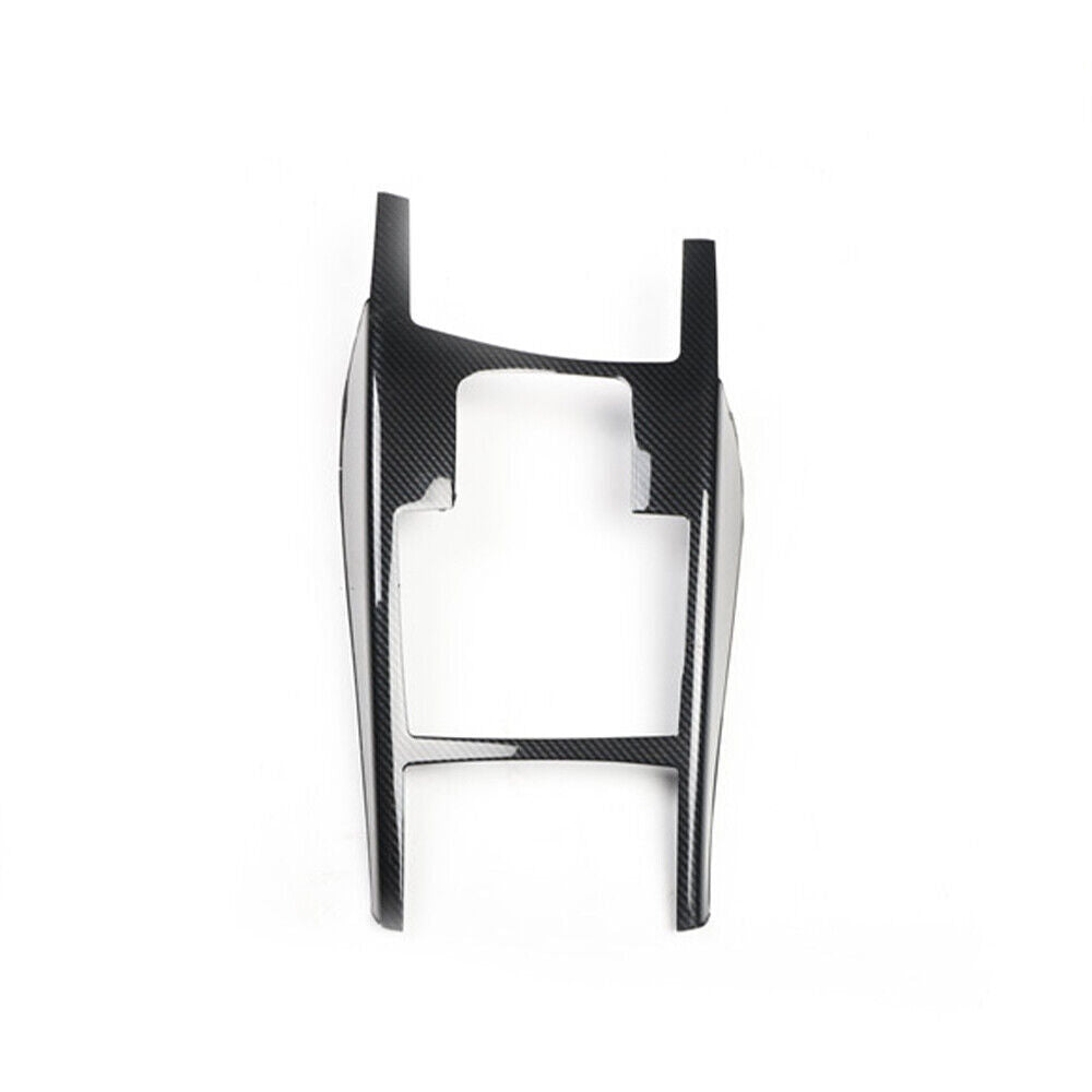Car Console Gear Shift Frame Cover Trim 1PCS for Audi A6L 2005-2011 Carbon Fiber