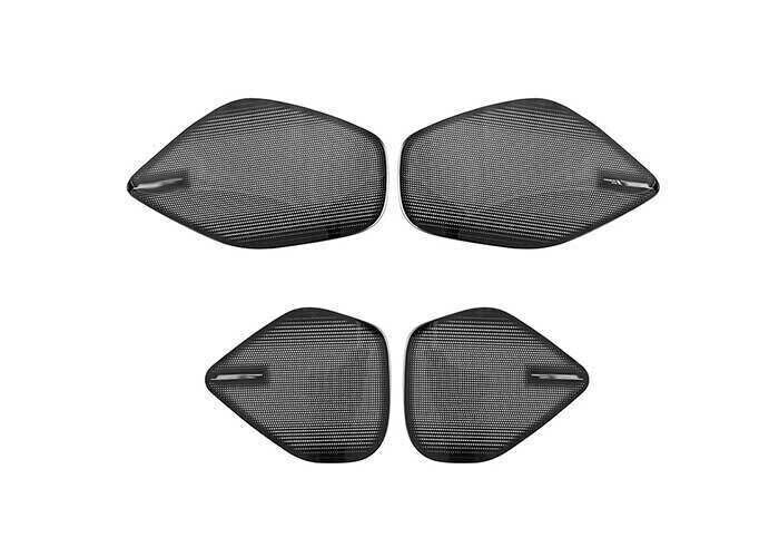 for Cadillac CT5 2020-24 Black Steel Inner Door Horn Speaker Ring Cover Trim 4P