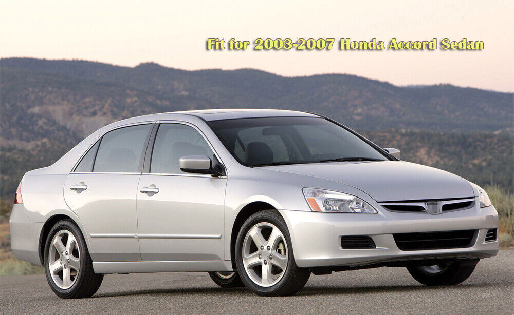 4X Window Deflector Visors Rain Guards Vent Shade for 03-2007 for Honda Accord Sedan