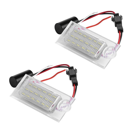 1Pair 6500K LED License Number Plate Lamp Light for Audi A6 C5/4B Sedan 97-04