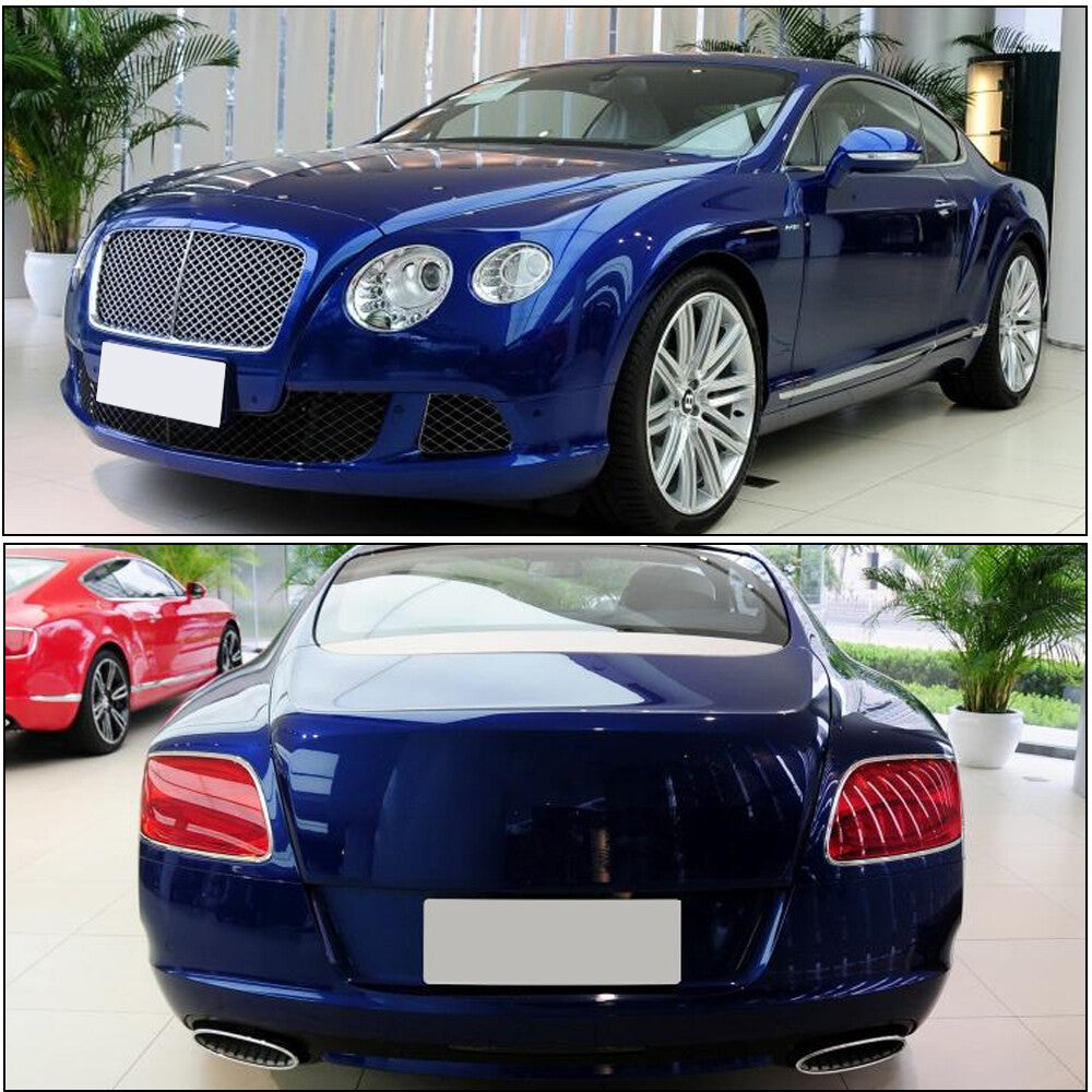 for Bentley GT 2-Door 2012-2016 REAL CARBON Rear Bumper Diffuser Lip