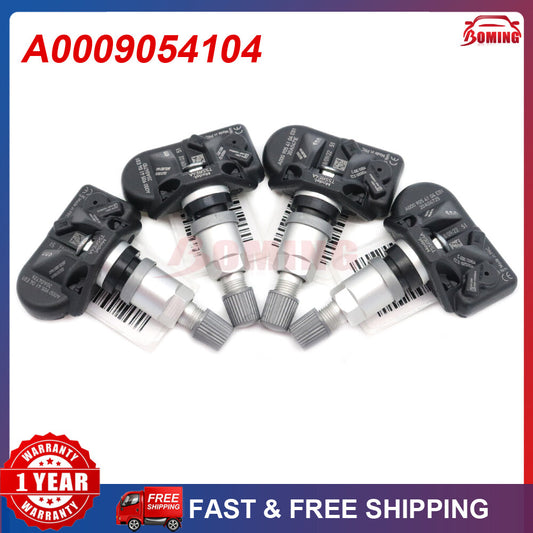 Four new TPMS A0009054104 tire pressure sensors suitable for 2020 for Mercedes-Benz CLA GLB GLS