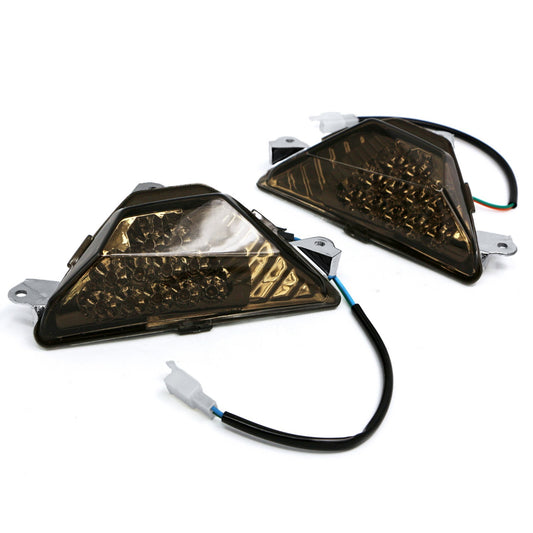 Fit for Kawasaki 250 300 650 ZX6R ER-6F 13-15 LED Front Turn Signals Light