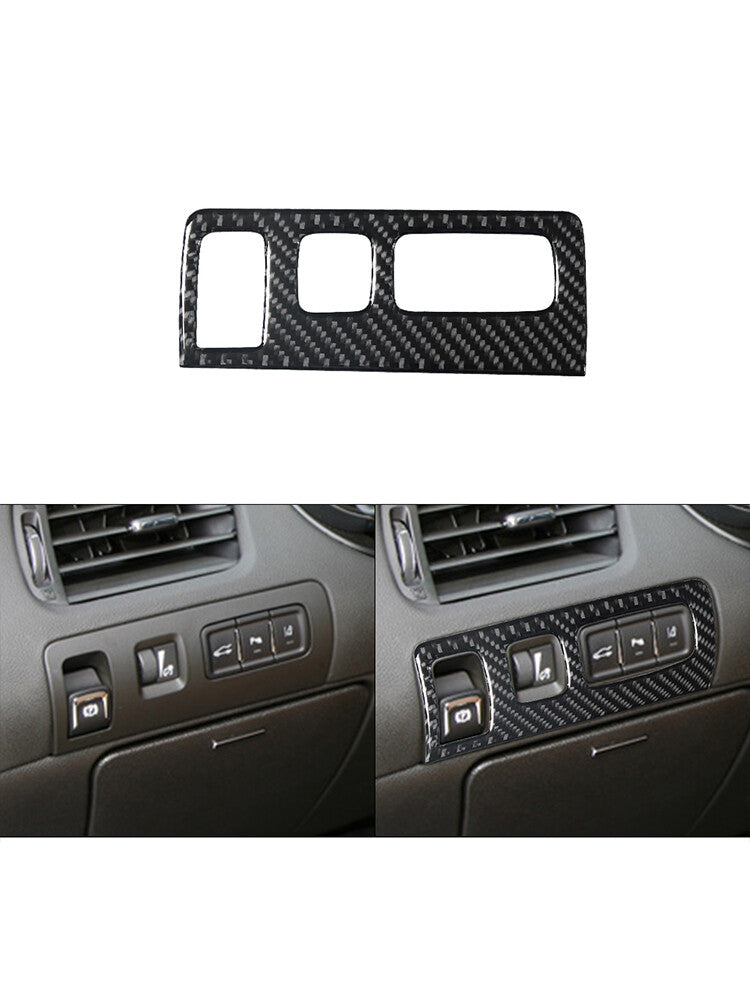 Light Control Panel Trim Cover Interior Carbon Fiber for Chevy Impala 2014-2020
