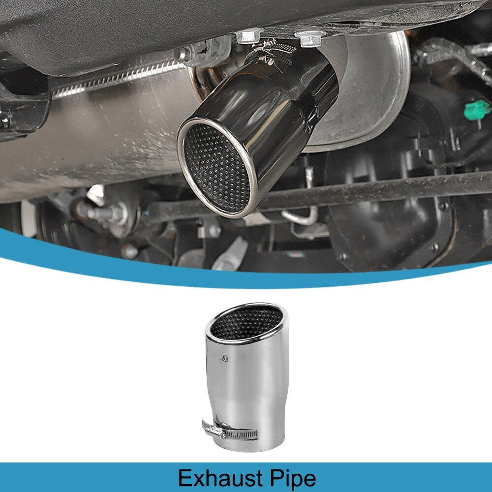 Exhaust Tailpipe Chrome Trim Tail Muffler Tip for Ford Bronco 2021 2022 2023