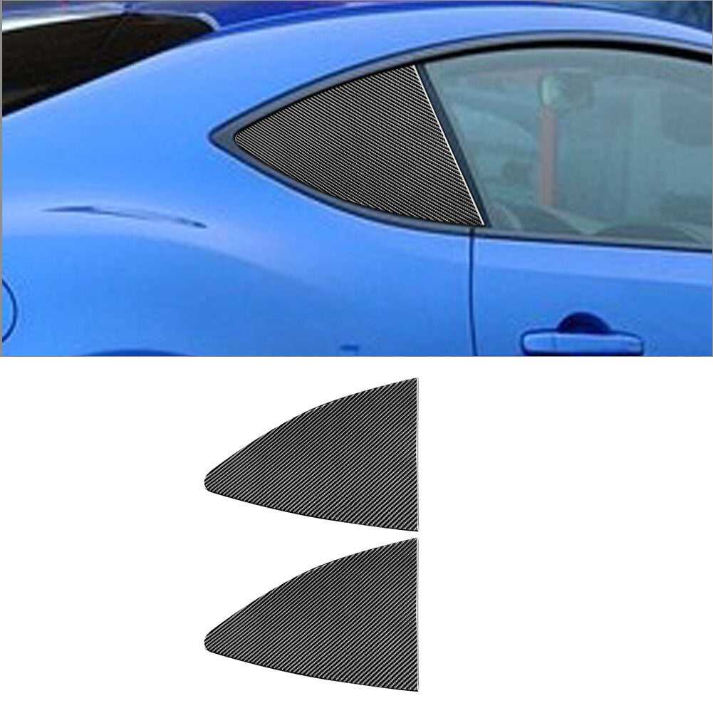 Carbon Fiber Rear Window Pillow Cover Trim for Toyota 86 for Subaru BRZ 2016-2020