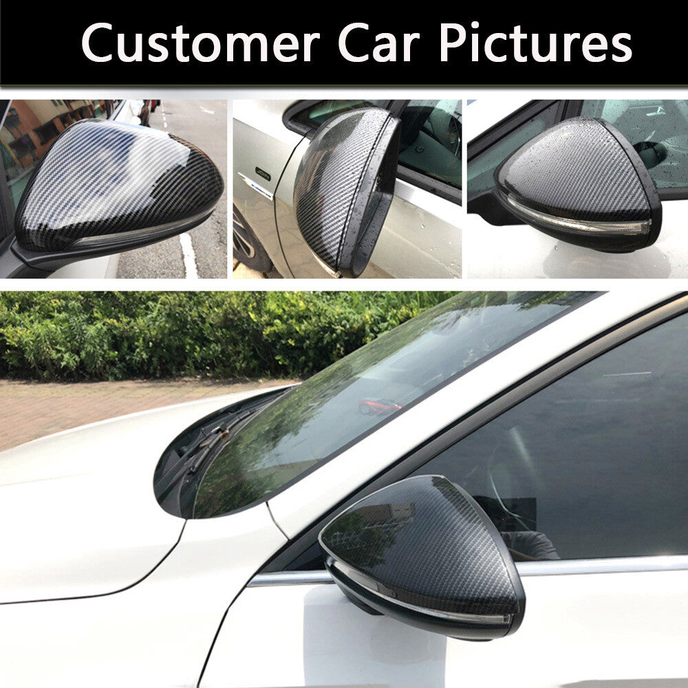 for VW for Golf MK7 GTI 7 7R MK7.5 GTI R Mirror Covers Caps Side Mirror Case Carbon
