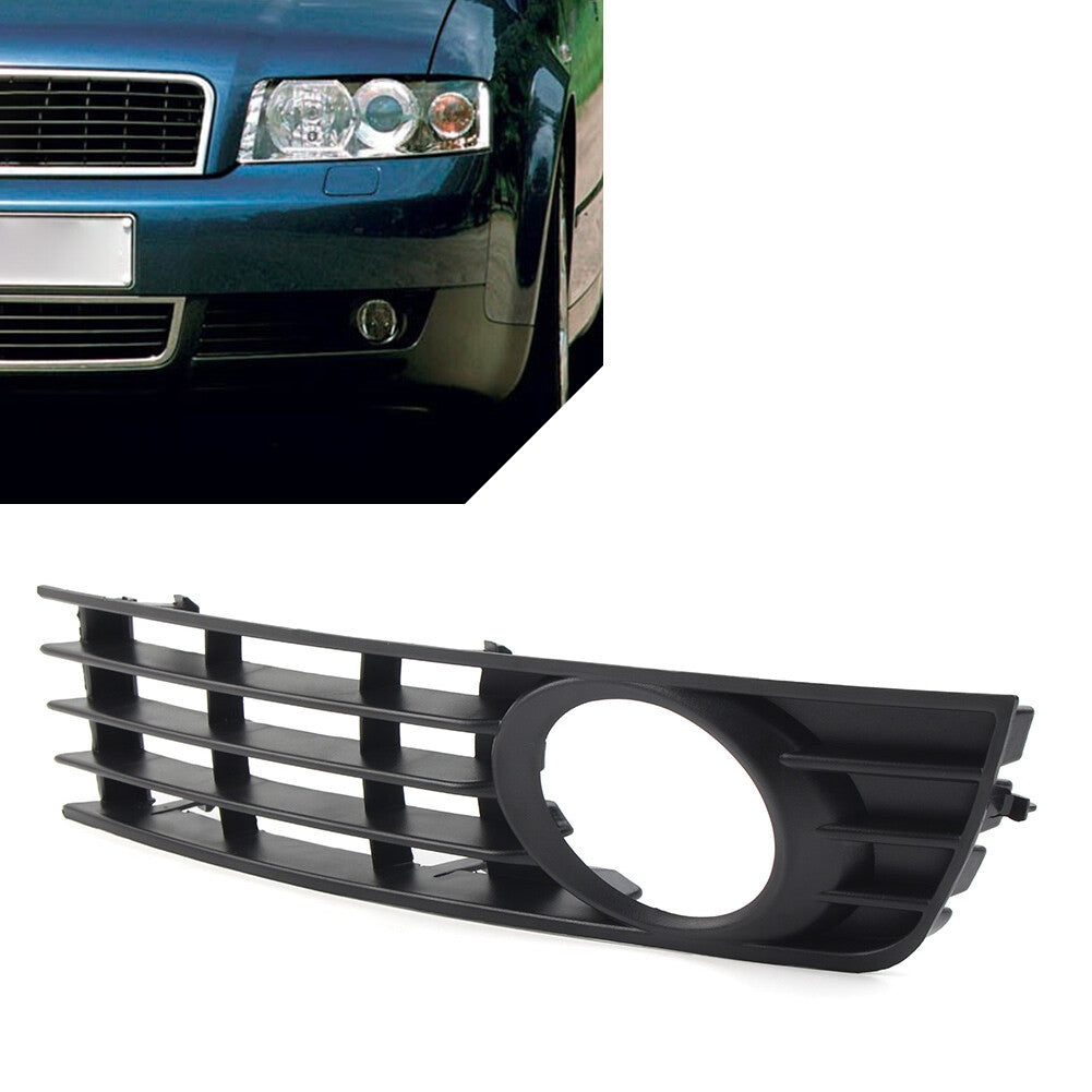 Left Front Bumper Grille Fog Lights Cover for Audi A4 B6 Sedan Model 2001-2005