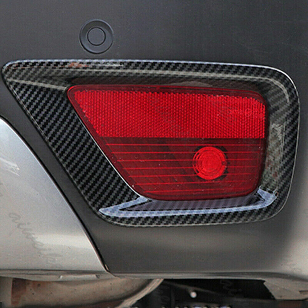 for Subaru Outback 2020-2023 Carbon Fiber Rear bumper Fog Light Lamp Cover Trim