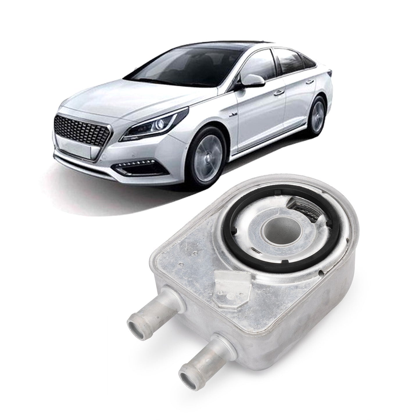 new engine oil cooler 26410-2G001 for Hyundai Santa Fe for Tucson for Veloster 2016-2020.