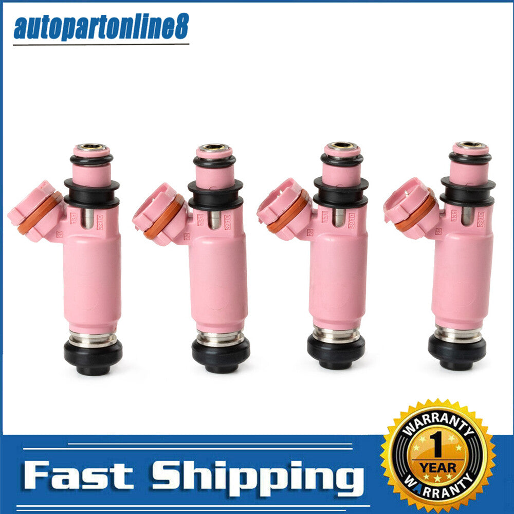4Pcs 16611-AA370 Fuel Injector for Subaru Forester 2.0L Turbocharged 2001-2005