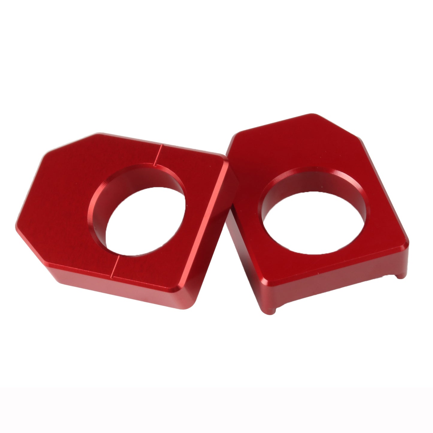 CNC Red Rear Axle Block Chain Adjuster for Honda CR125R/250R CRF250R/X CRF450R