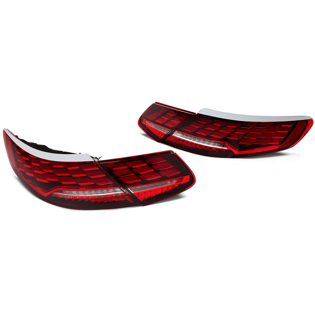 LED Tail Lights Upgrade Red Lens for Mercedes Benz S Class Coupe W217 C217 14-18