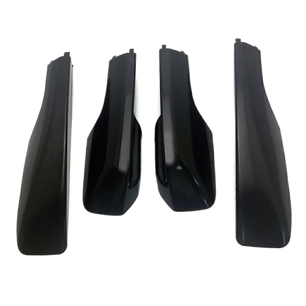 4X Black Roof Rack Rail End Cover Cap Shell Replacement Fit for Toyota RAV4 2001-05