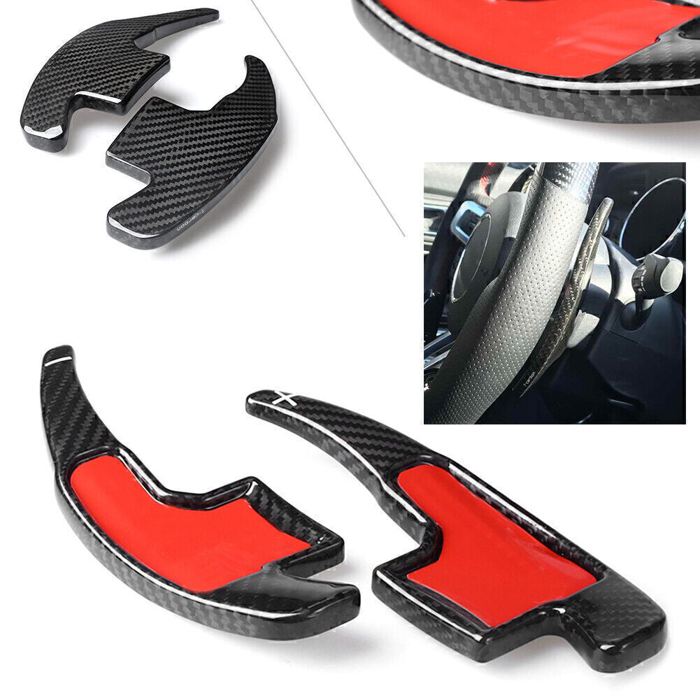 Steering Wheel Paddle Shifter Carbon Fiber for Ford for Mustang 2015-2017 2016