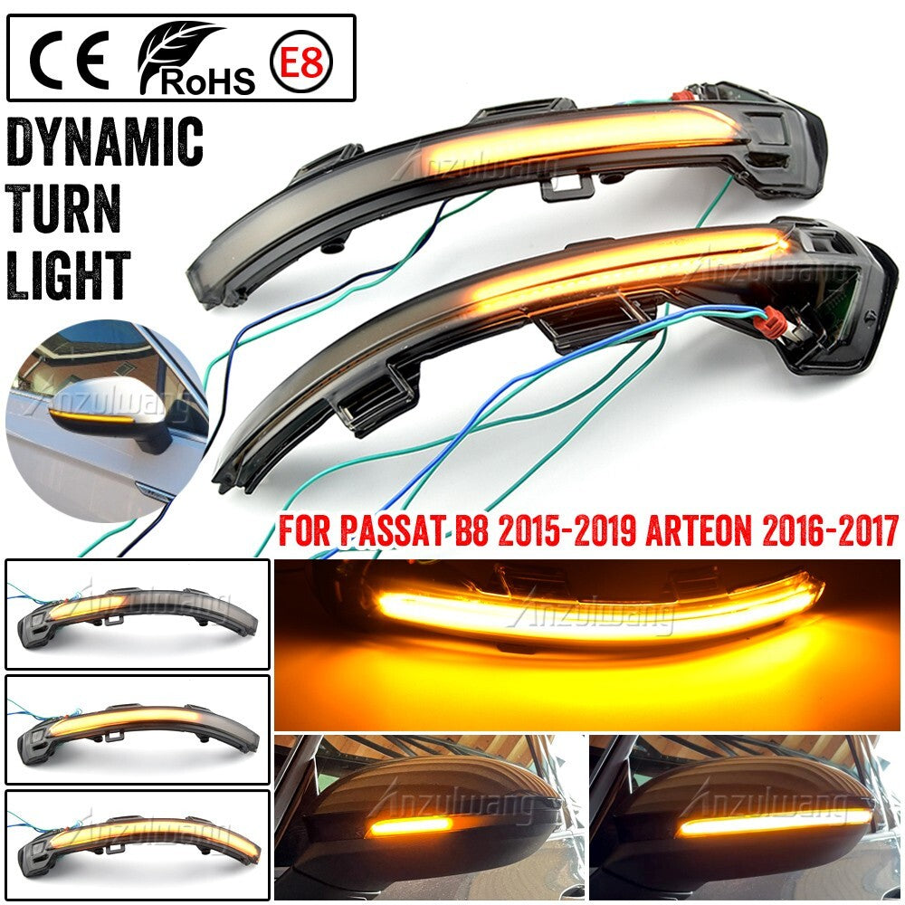 Dynamic Turn Signal Light for VW B8 for Passat B8 2015-2019 2016-2017