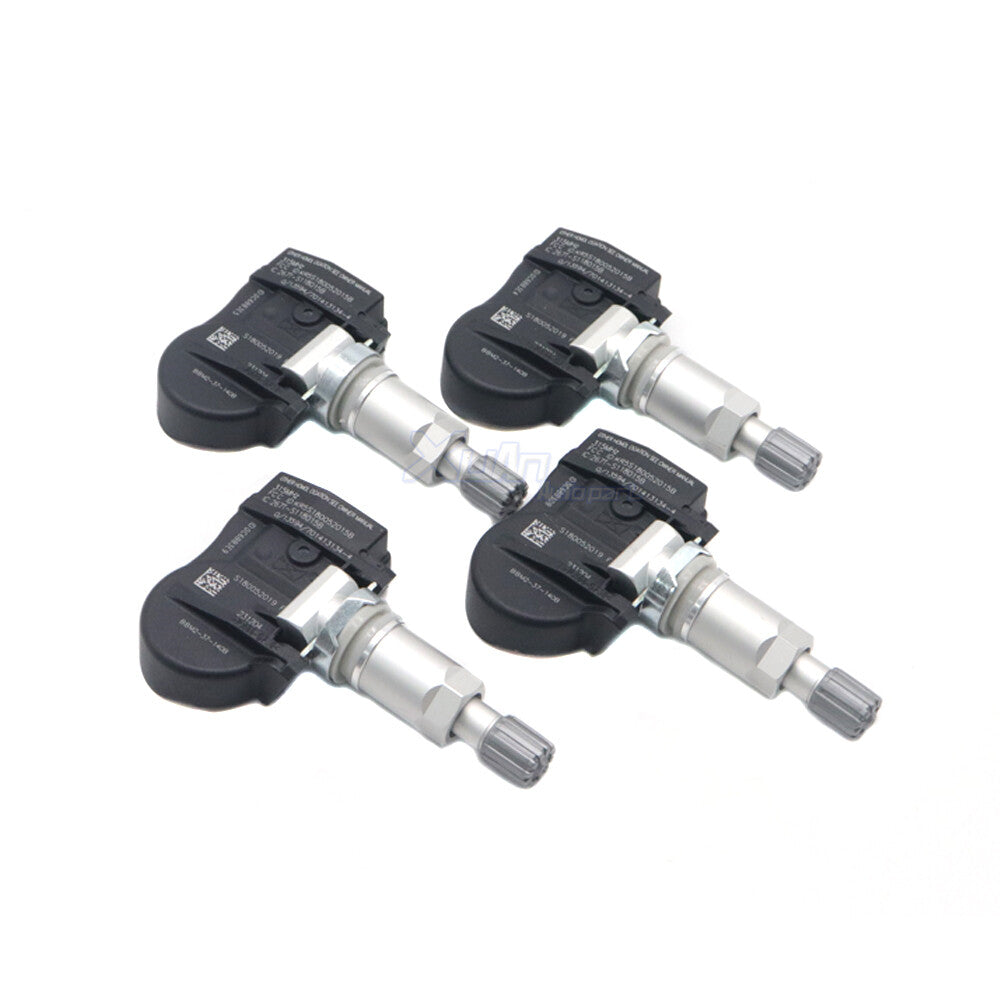 BBM2-37-140B New TPMS Tire Pressure Sensor Package (4 Pieces) for Mazda 2, 3, 5, 6, MX, CX