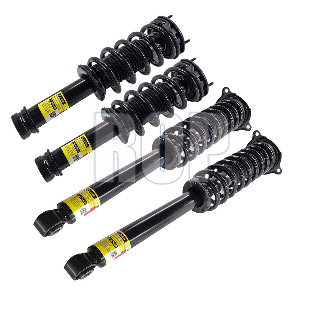 4X for Tesla for Model S AWD Front Rear Shock Absorber Strut Spring Assys 2015-2019