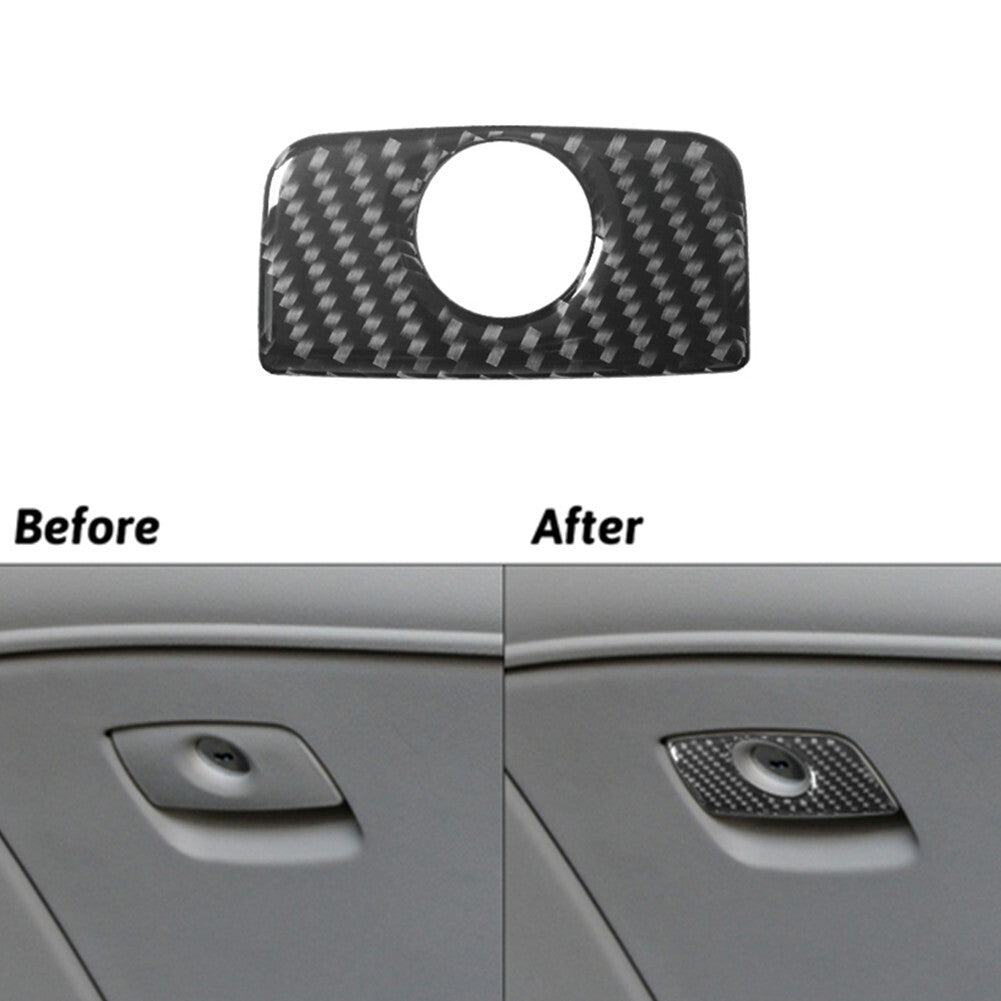 1PC Carbon Fiber Glove Box Switch Panel Cover Trim for Hyundai Azera 2006-2011