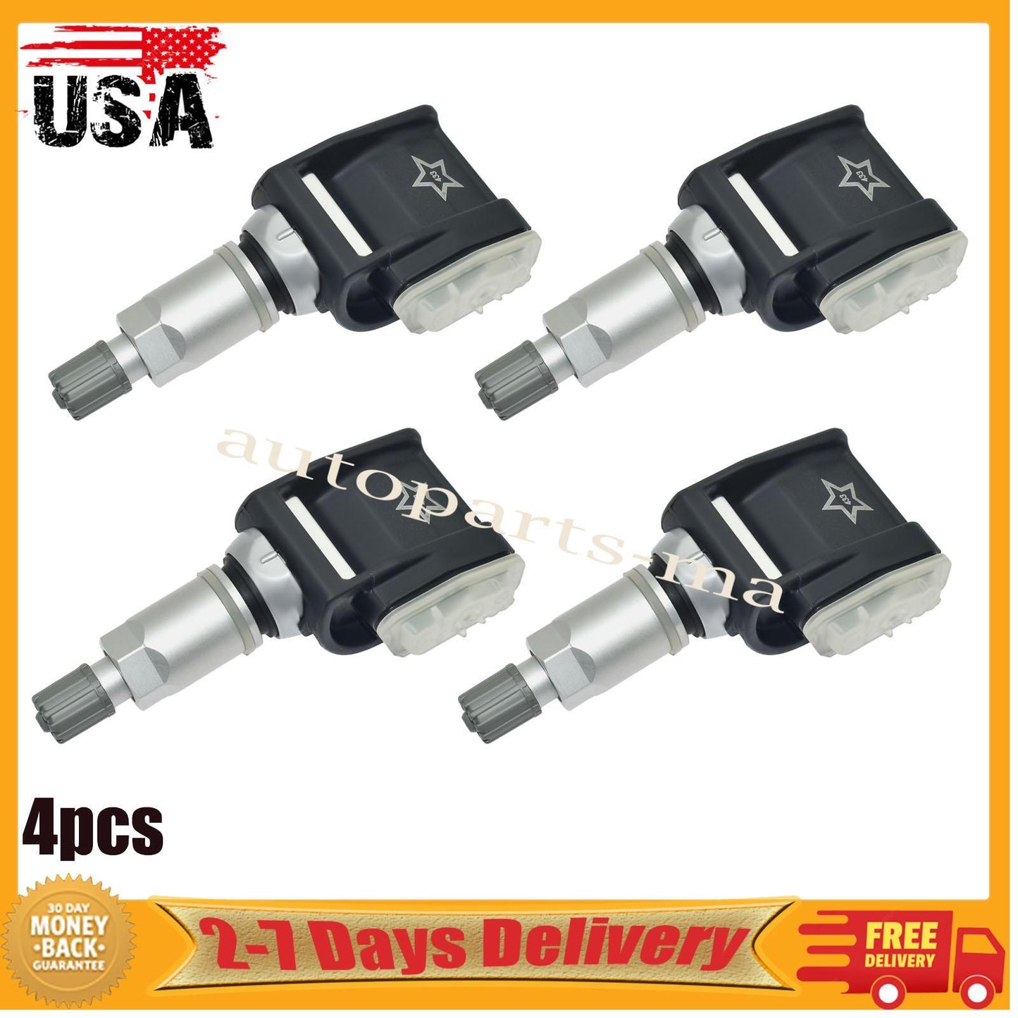 4PCS Tire Pressure Sensor A-000-905-21-02 A4709057800 for BMW for Mercedes-Benz