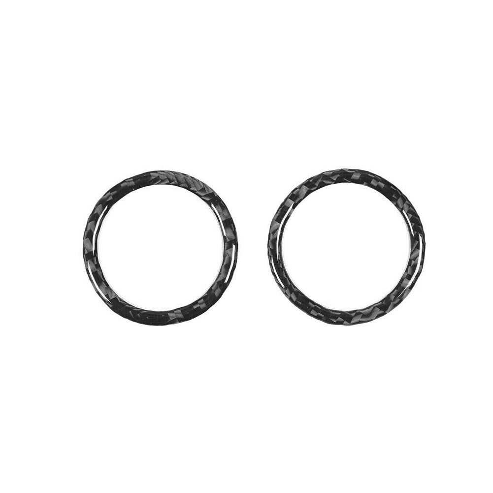 2X Carbon Fiber Rear Door Speaker Frame for Mercedes G-Class G350/G500 2013-2018