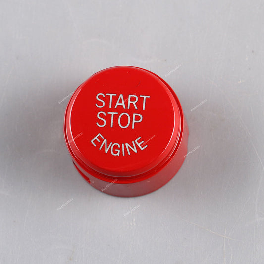 Engine Ignition Start Stop Switch Button Cap Red Fit for BMW 5 6 Series 2009-2013