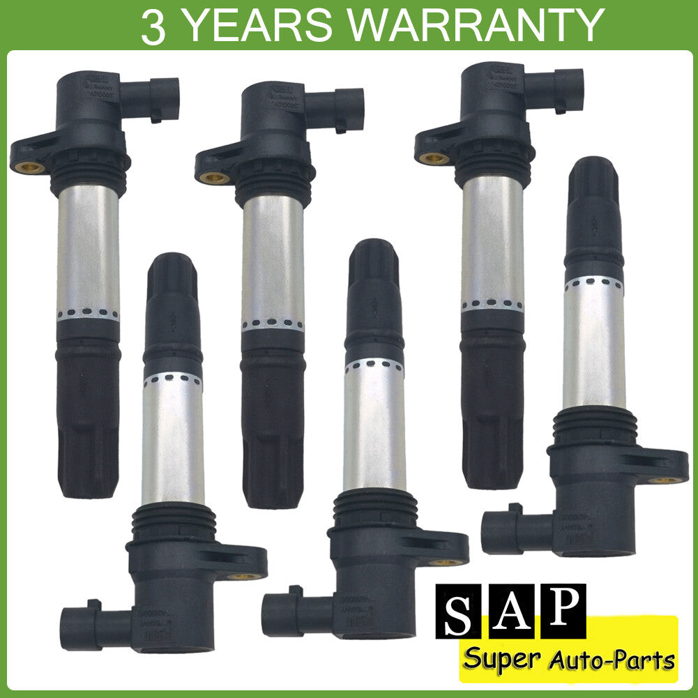 6PCS Ignition Coils for Land Rover Freelander 2.5L V6 2003-2005 UF534 NEC000110L