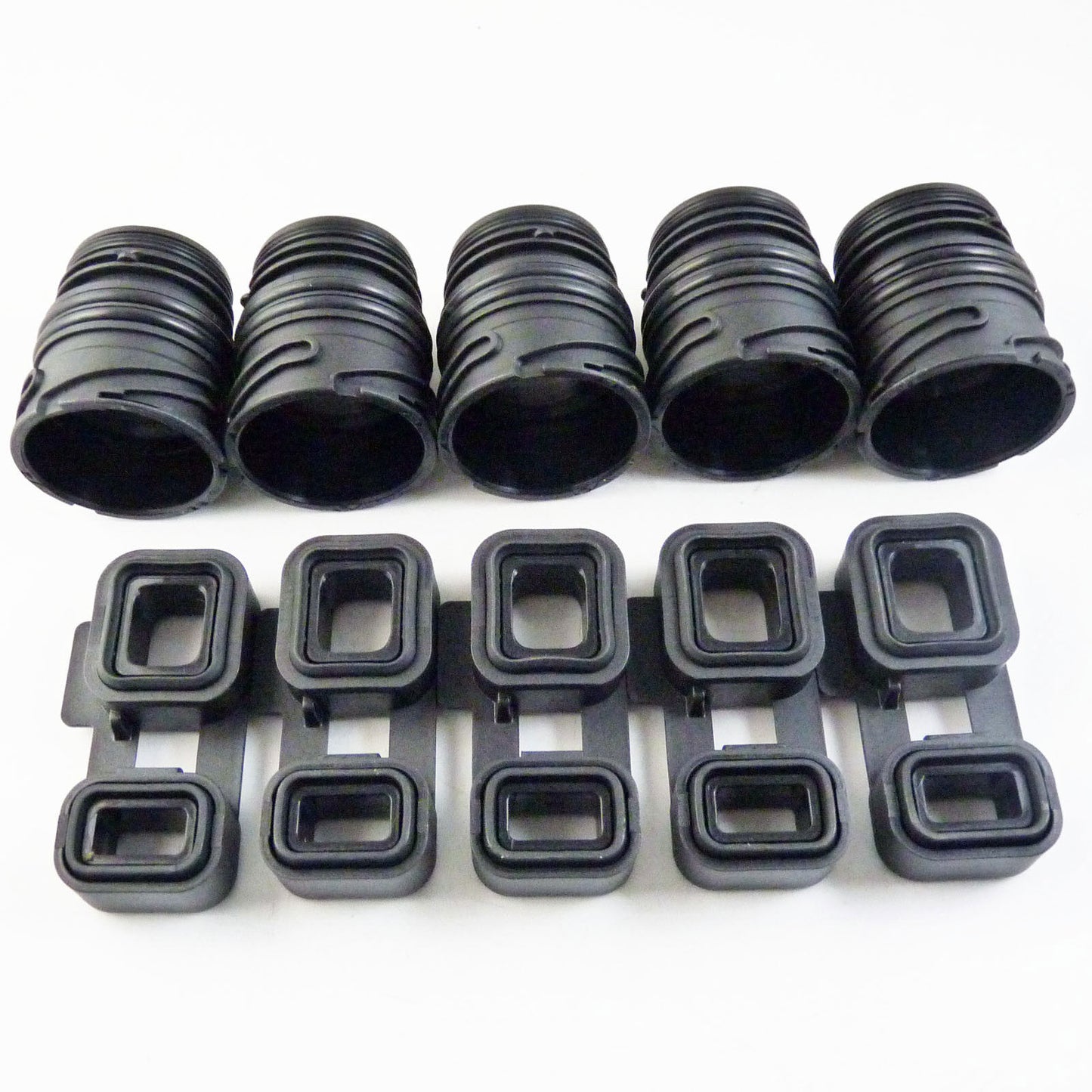 5 Sets for BMW E53 E65 E66 E70 E71 E90 F02 Mechatronic Sealing Sleeve + Adapter