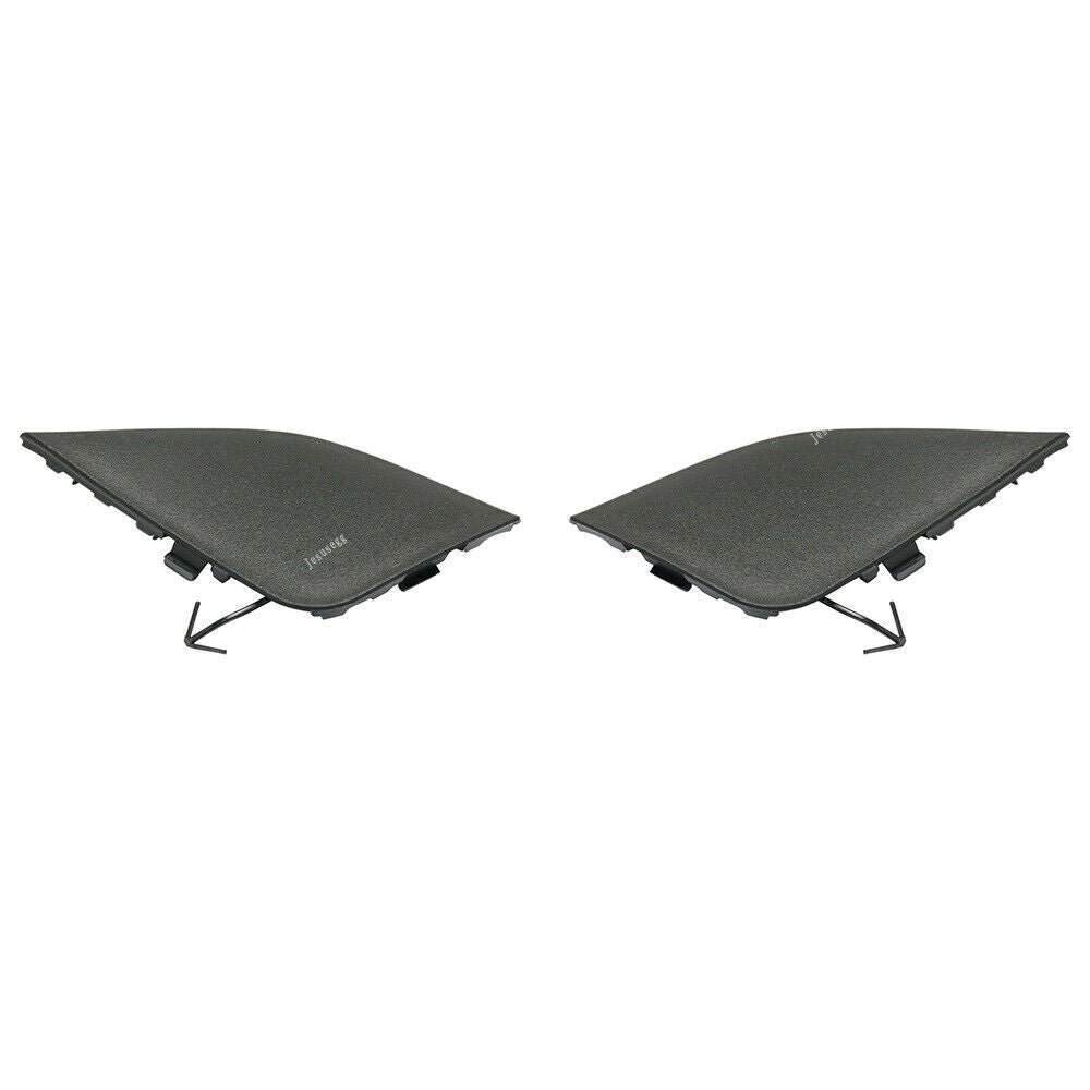 Pair Front Left +Right Bumper Tow Hook Eye Cover for Toyota RAV4 2016?18 Black