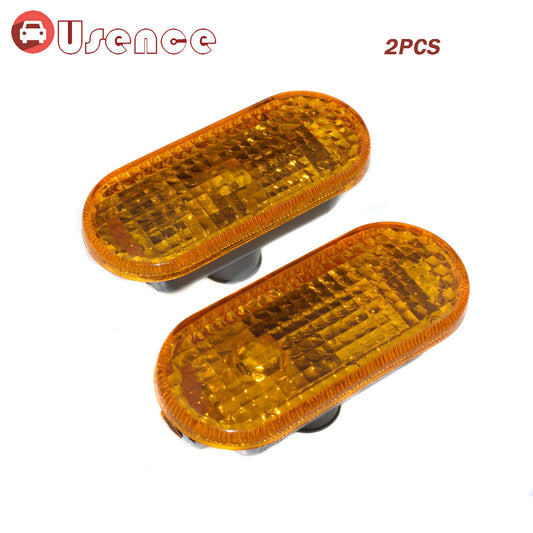 2PCS Front Left Right Turn Signal Marker Light Amber 3B0949117B for Golf for Passat