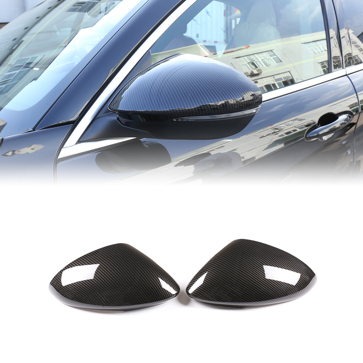 ABS carbon fiber center console side trim strips are suitable for Land Rover for Defender 20-22.