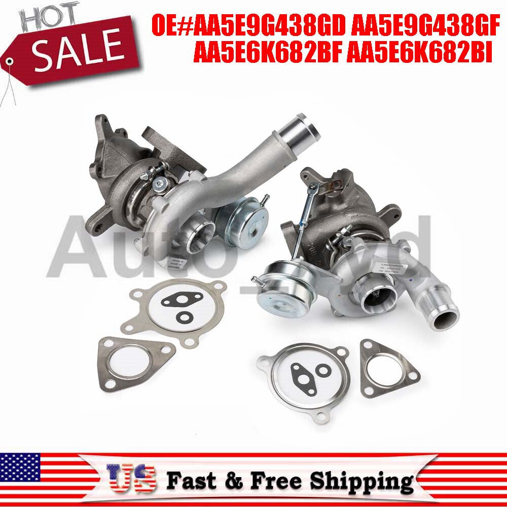 RH+LH AA5E9G438GD Turbo Turbocharger for FORD EXPLORER FLEX TAURUS for LINCOLN MKT