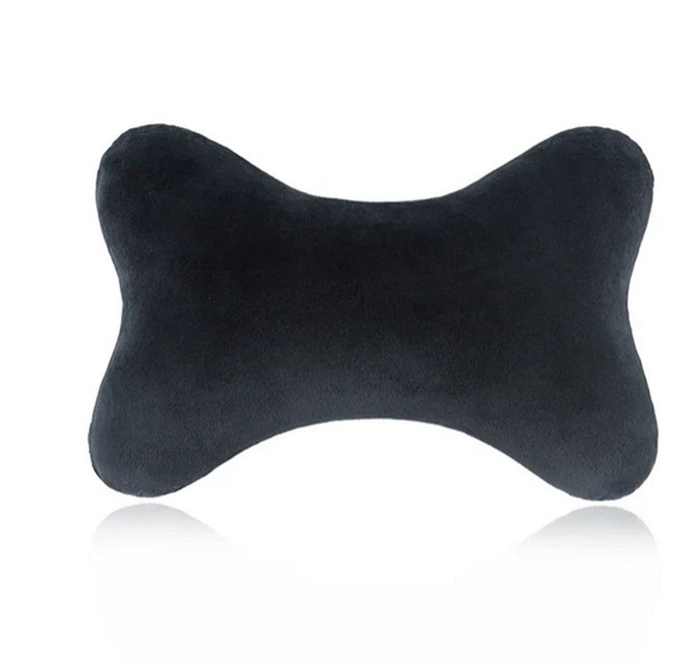 Car for Seat Headrest Pad Memory Foam Pillow Head Neck Rest Support Cushion Black