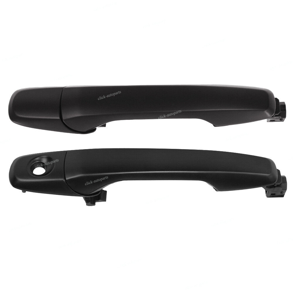 2x Front LHRH Exterior Door Handle Black for 2011-14 Explorer Edge