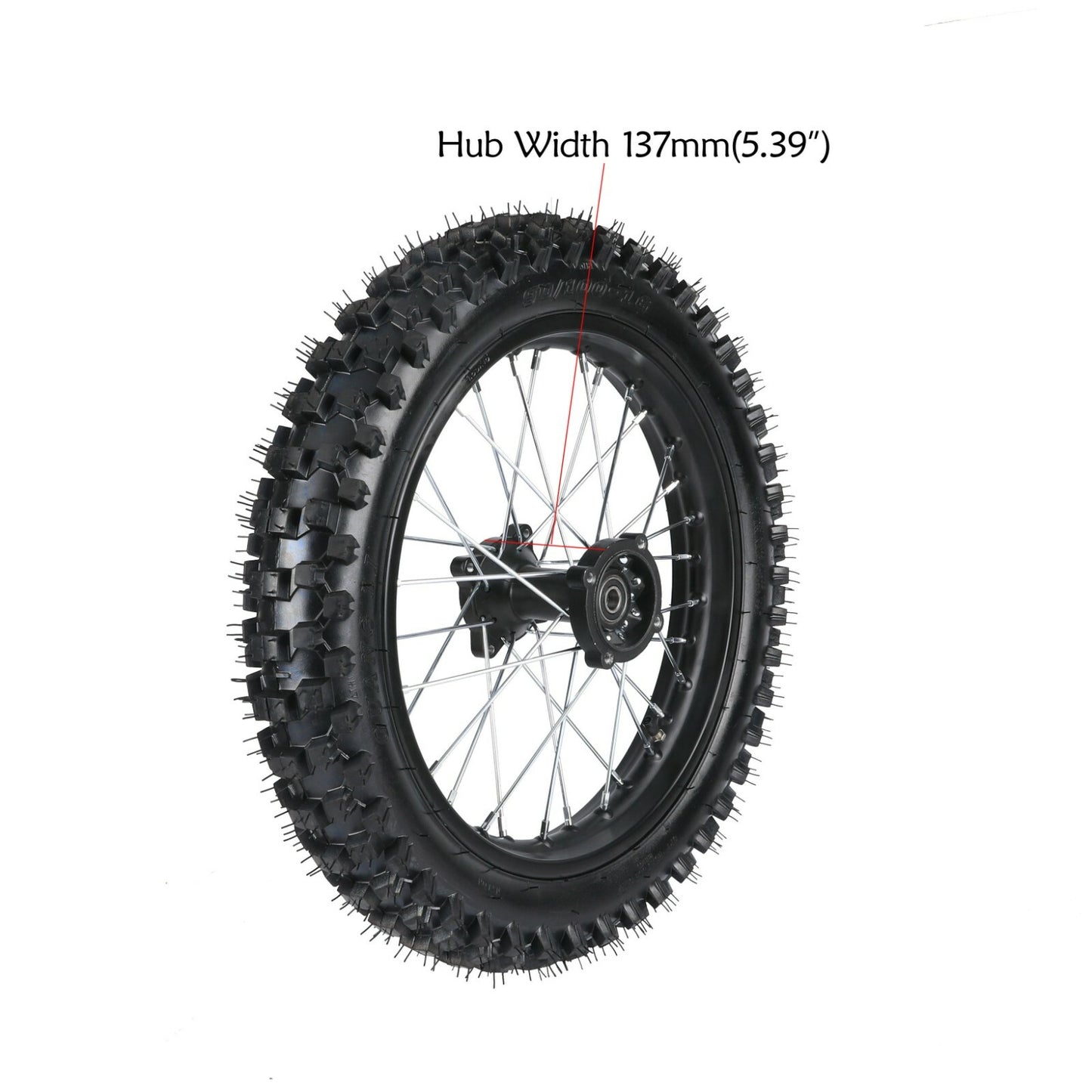 90/100-16 Rear Tire Rim Chain Sprocket Fo Dirt Pit Bicycle TTR125 KX100 CRF100