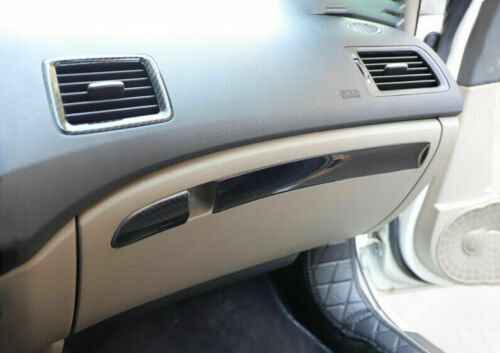 for Honda for Civic 8th 2006-2011 Carbon Fiber Instrument for Co -Pilot Decor Trim Panel