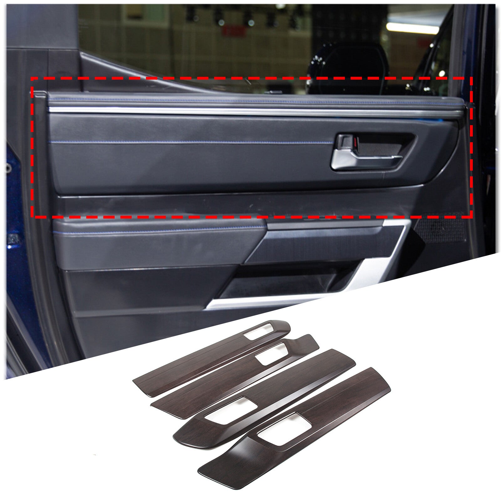 Genuine carbon fiber volume mode button panel cover trim for Corvette C7 2014-2019