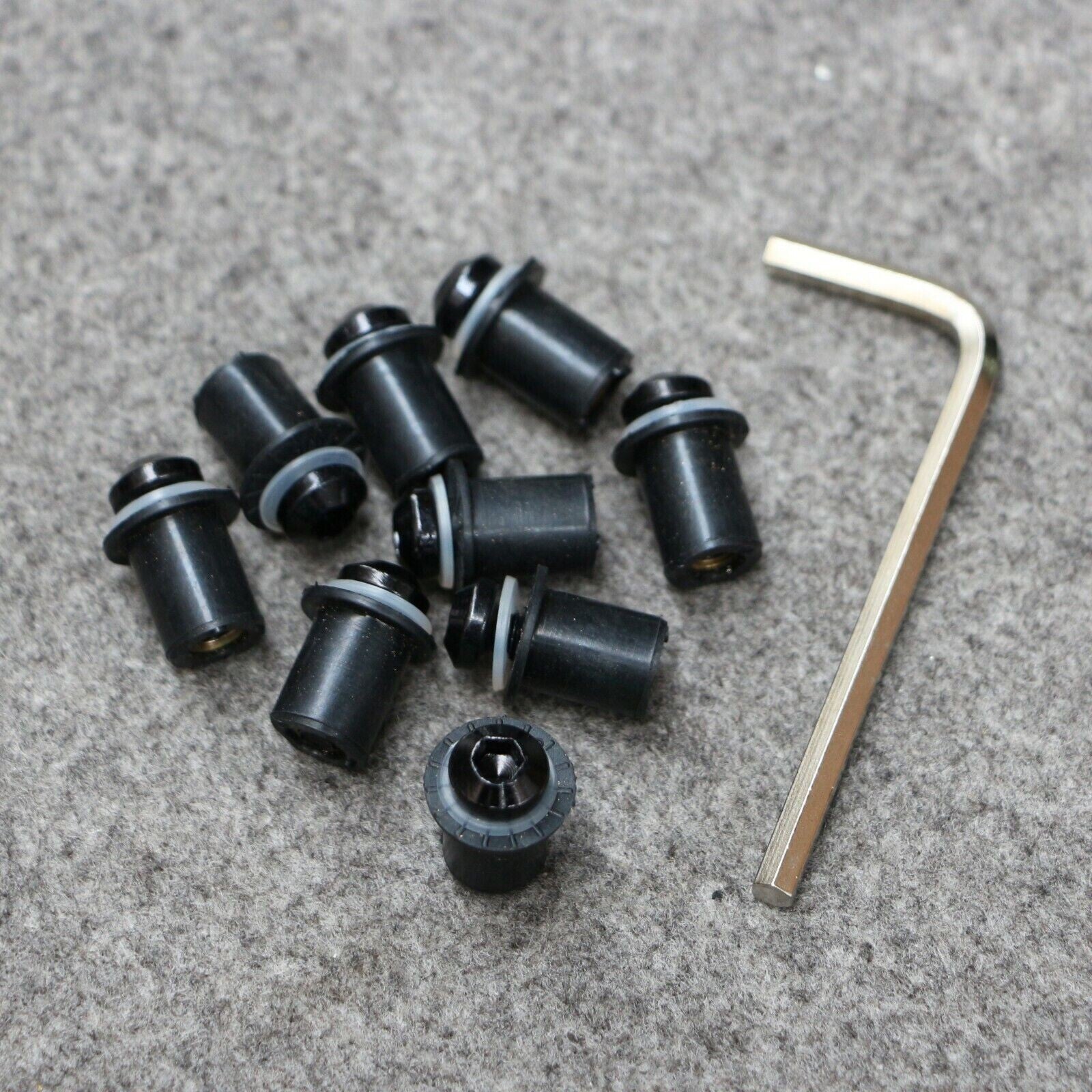 10PCS M5 Windscreen Windshield Bolt Screw KitFit For R1250/1200 F650 S1000RR