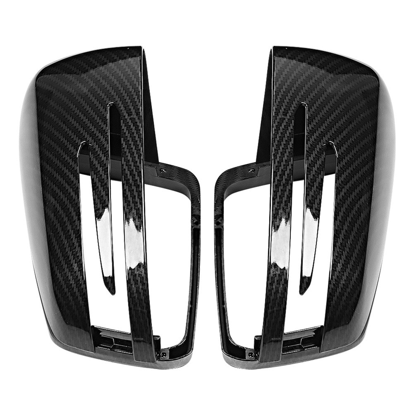 ABS Black Mirror Cover Trim LR for Benz W204 W212 W218 W176 W221 Accessories